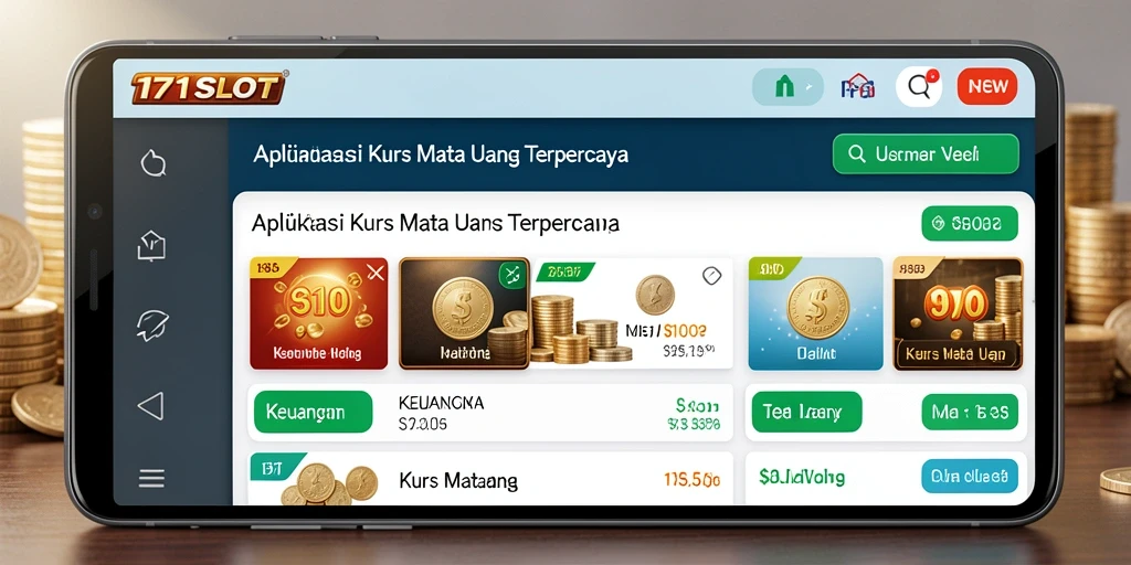Tampilan antarmuka pengguna 171SLOT yang menawan dan informatif.
