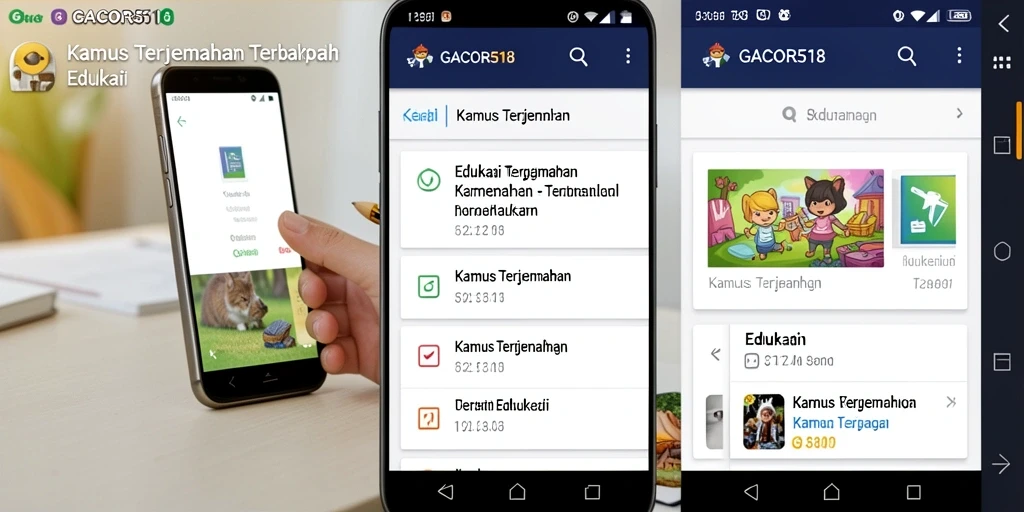 Tampilan antarmuka aplikasi GACOR518 yang ramah pengguna.